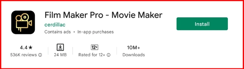 Film Maker Pro - Movie Maker